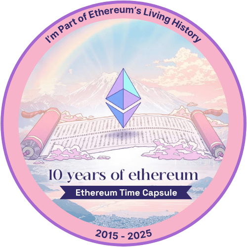 Ethereum Time Capsule POAP